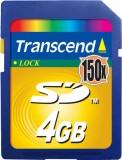 Transcend 4 GB 150X Secure Digital Card -  1
